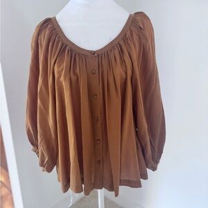 Doen Jeanne Buttoned Blouse, Small